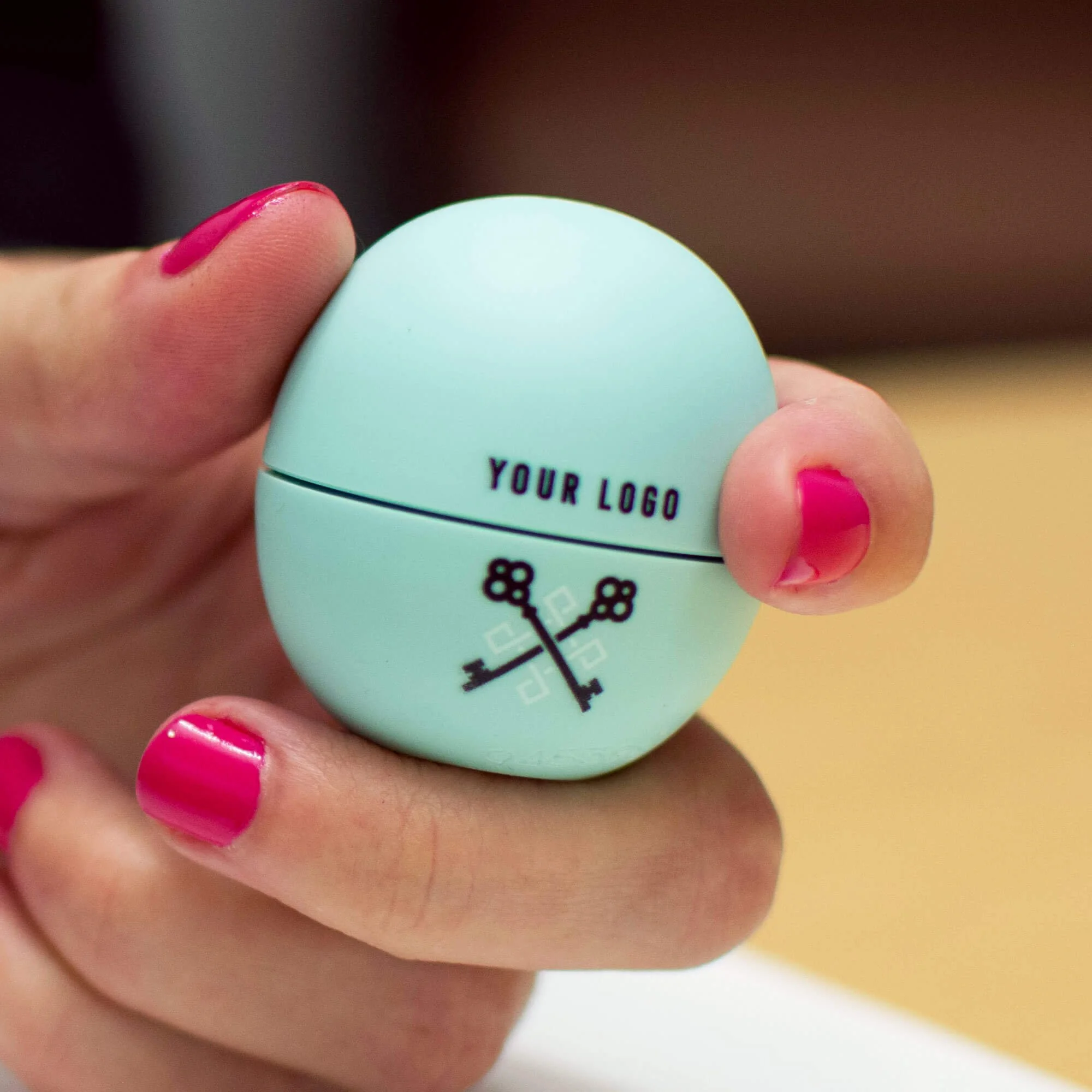 EOS Lip Balm With Logo Printed
