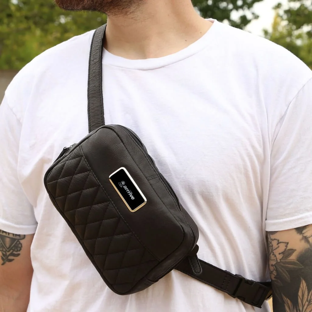 Custom Leather Belt Bag