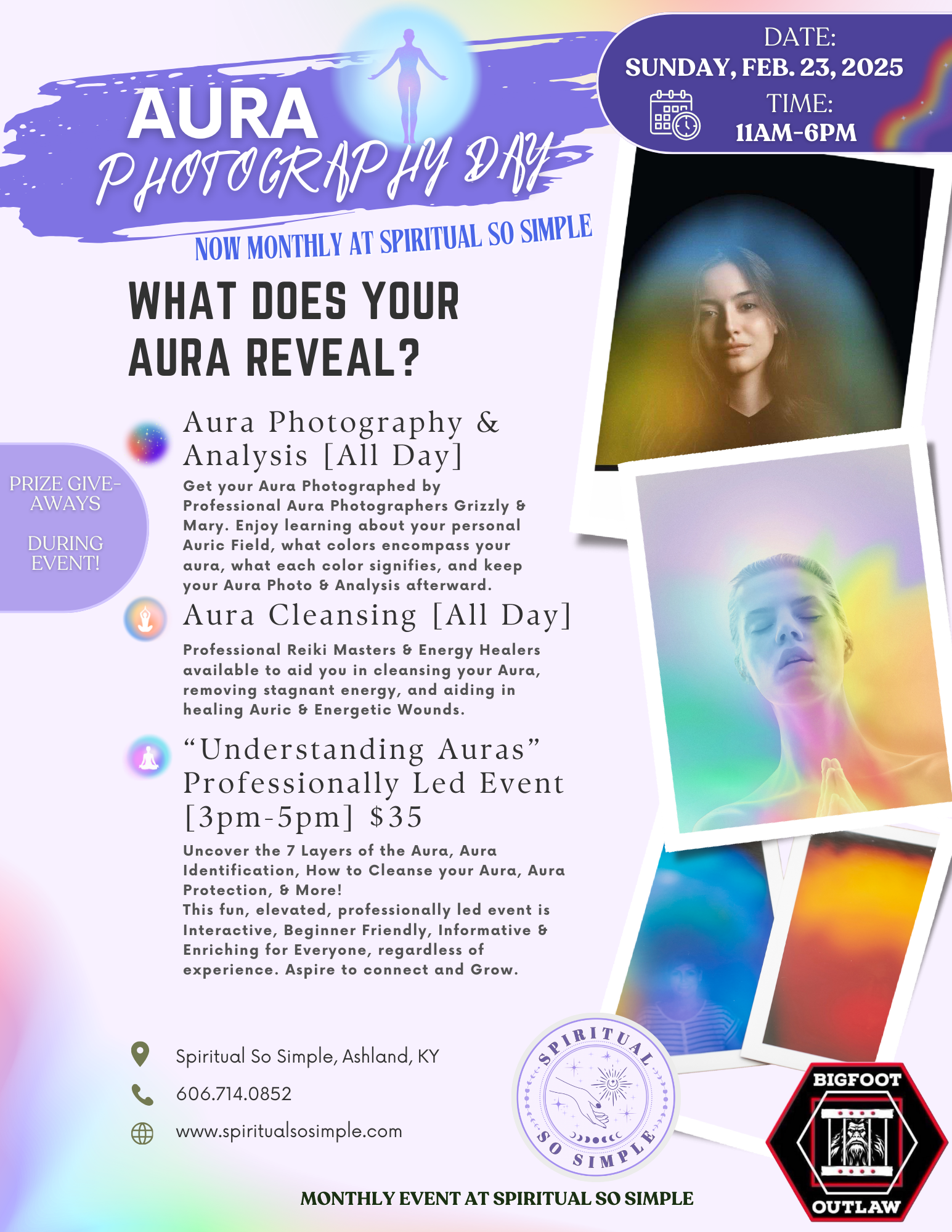 Aura Photography! AURA DAY!