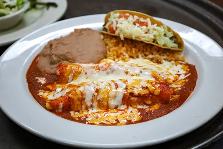 Enchiladas Catering At Aldaco's Mexican Restaurant in Stone Oak