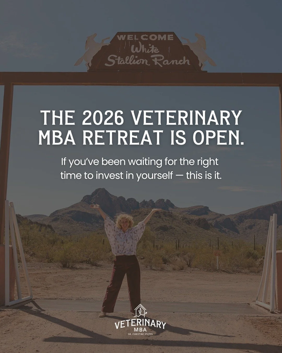 I&rsquo;m spending my birthday at White Stallion Ranch, watching practice owners have the kind of breakthroughs that change everything &mdash; and to celebrate, I&rsquo;m opening registration for the 2026 Veterinary MBA Retreat with a $500 birthday d