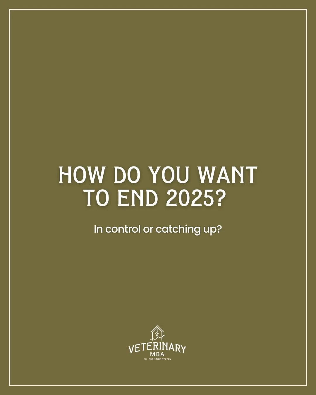 How do you want to end 2025? In control or catching up? 👀

This is the time of year when strong leaders pause to look ahead.

 They ask the right questions👇
 What&rsquo;s working?
 What&rsquo;s draining my time?
 What needs clarity before the new y
