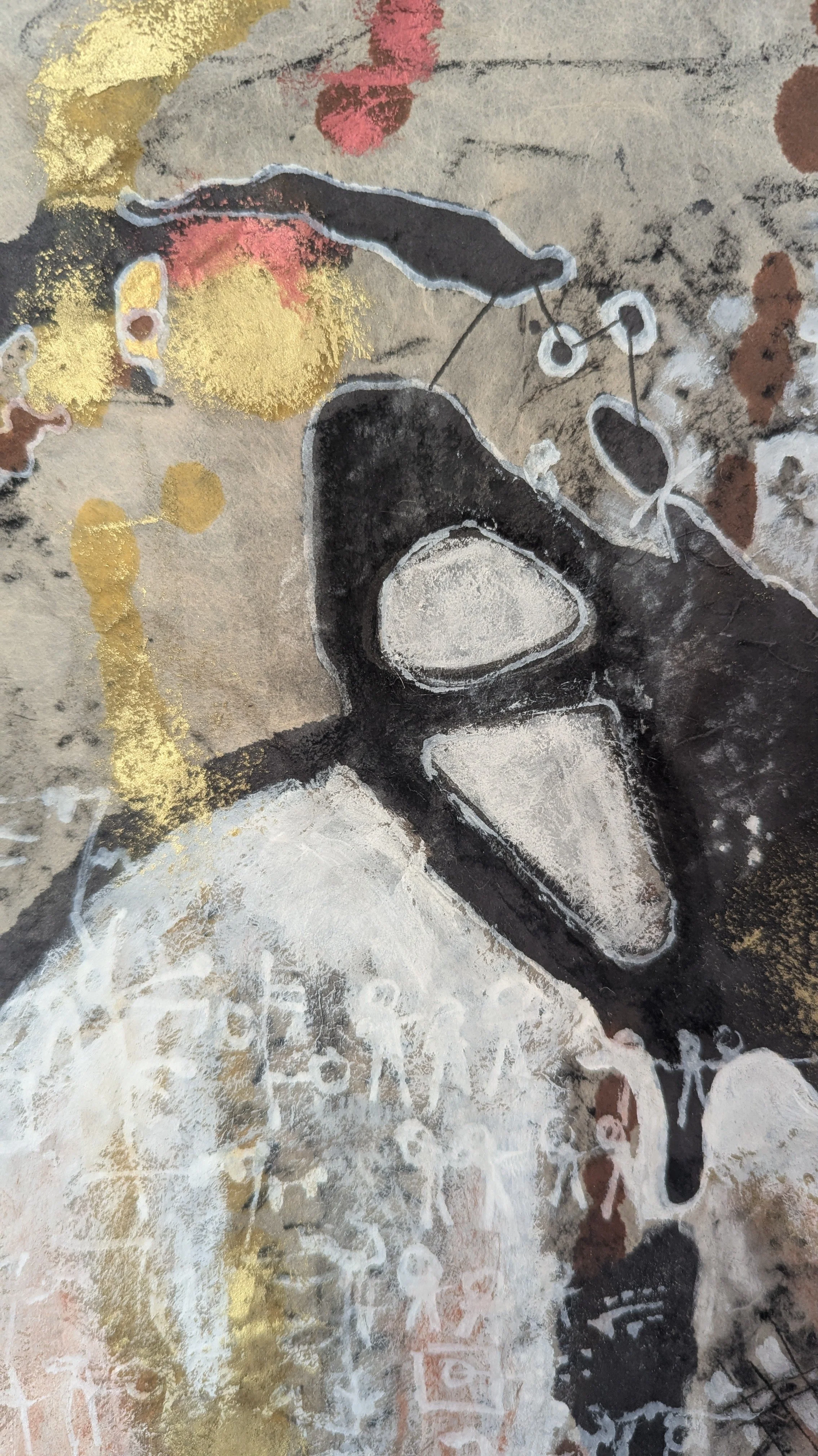 Degrees of Freedom DETAIL MAP ABSTRACT ART ORIGINAL ARTWORK STICKMEN PREGISTORY COSMOLOGY.jpg