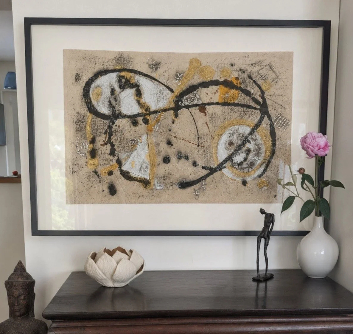 Survey framed ORIGINAL ABSTRACT ART HISTORY COSMOLOGY STICKMEN.jpg