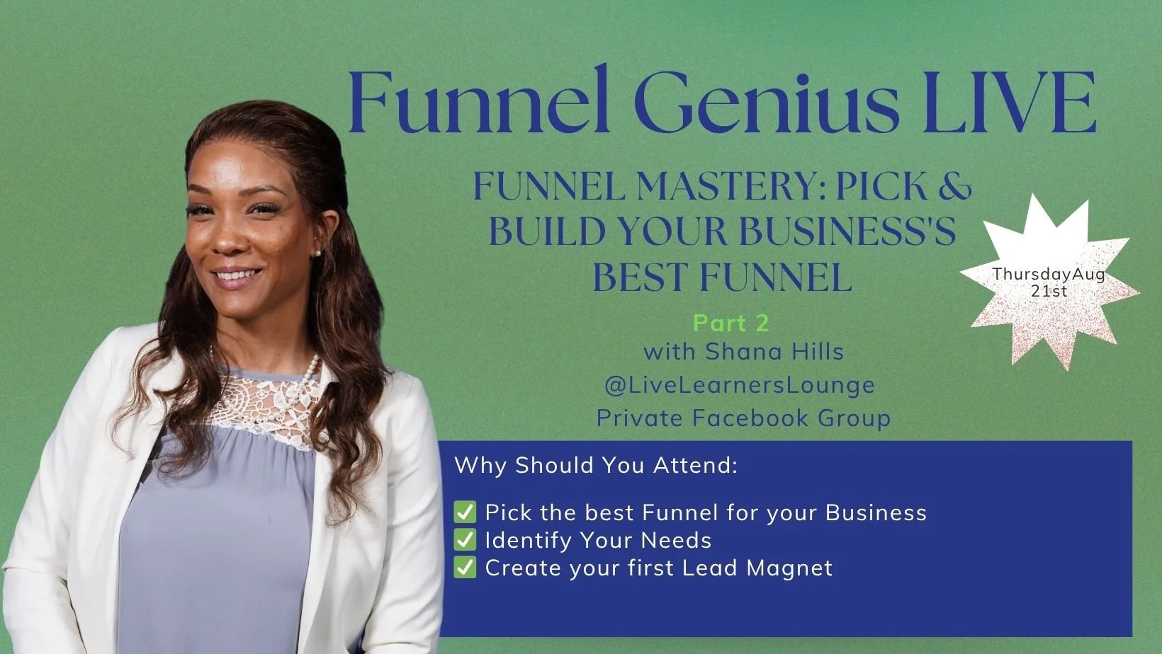 Funnel Genius LIVE