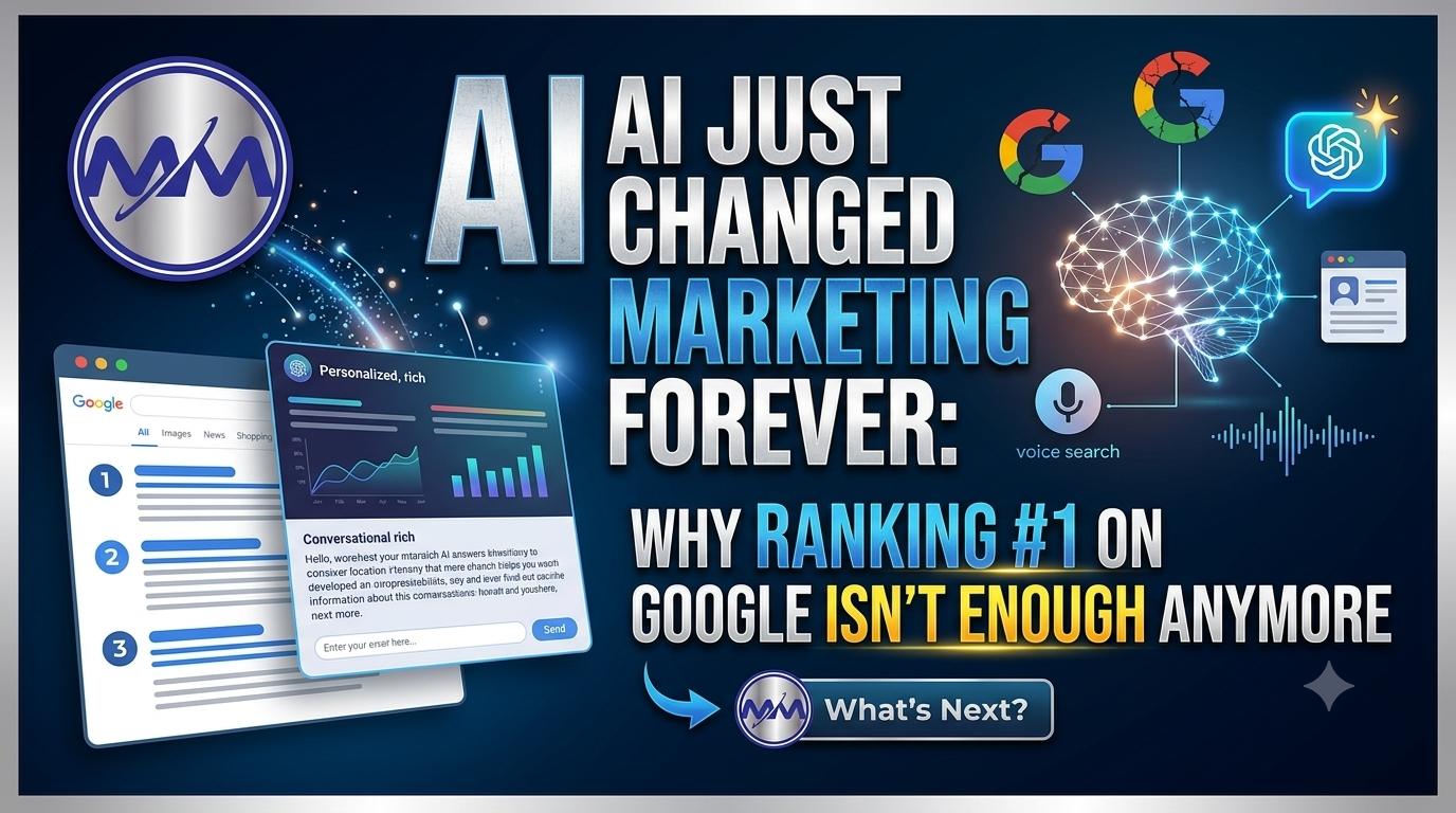 AI Just Changed Marketing Forever: Why Ranking #1 on Google Isn't Enough Anymore