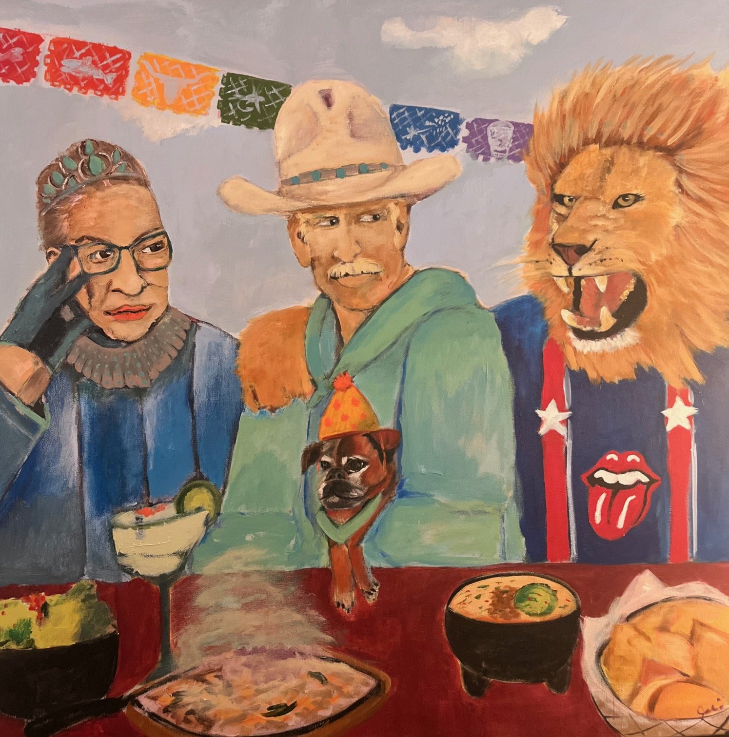 Commission - 30 x 30 inch painting