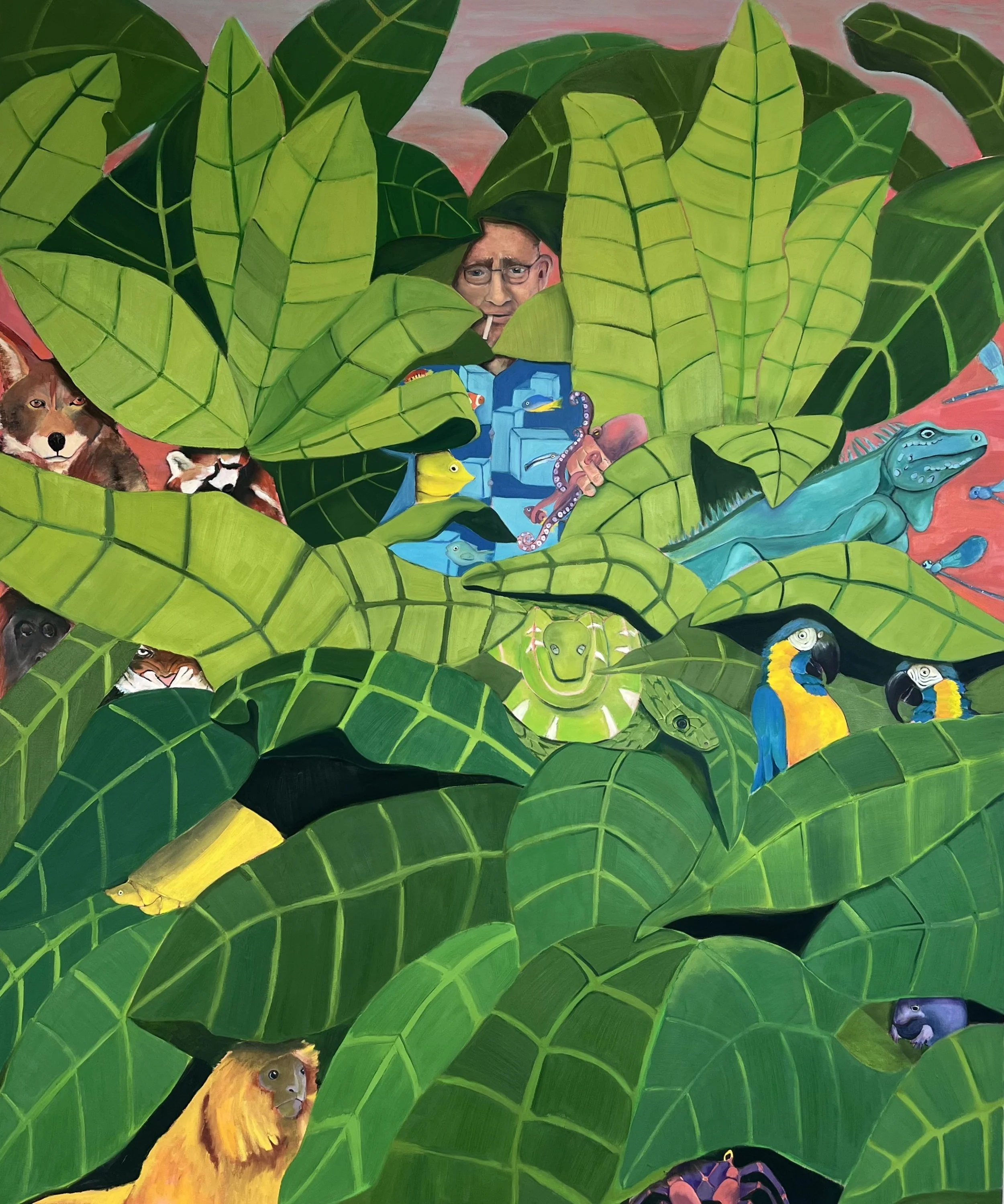 Mr. Lee In a Rainbow Jungle