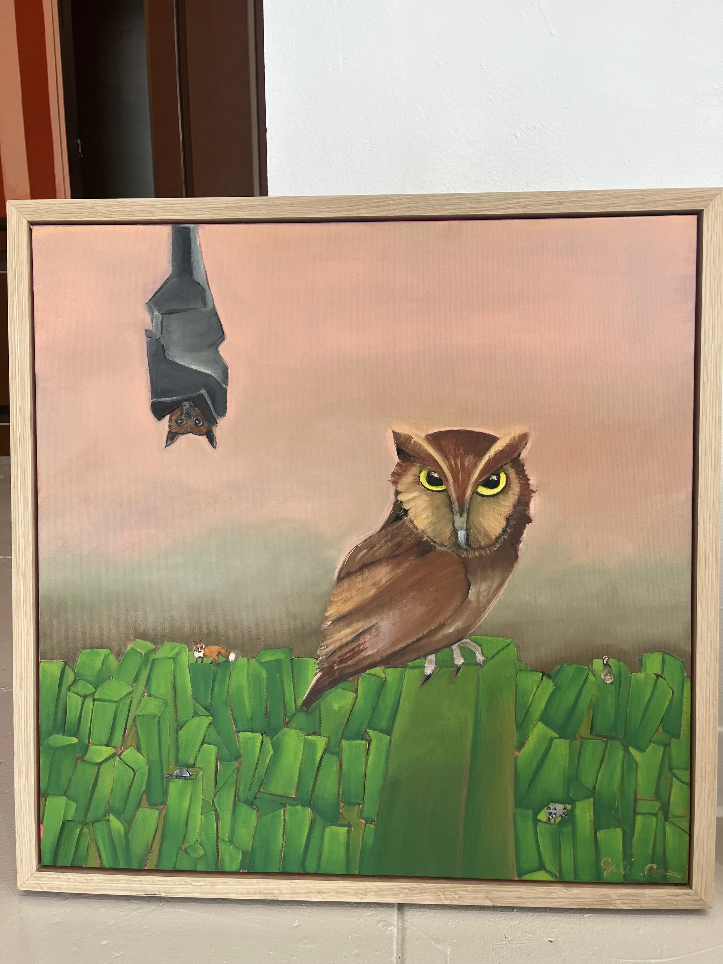 Owl and Bat Framed.jpeg