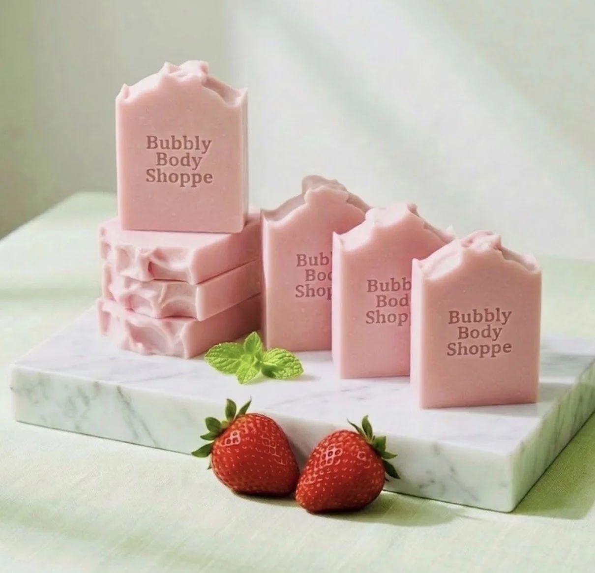 Pink Strawberry Soap