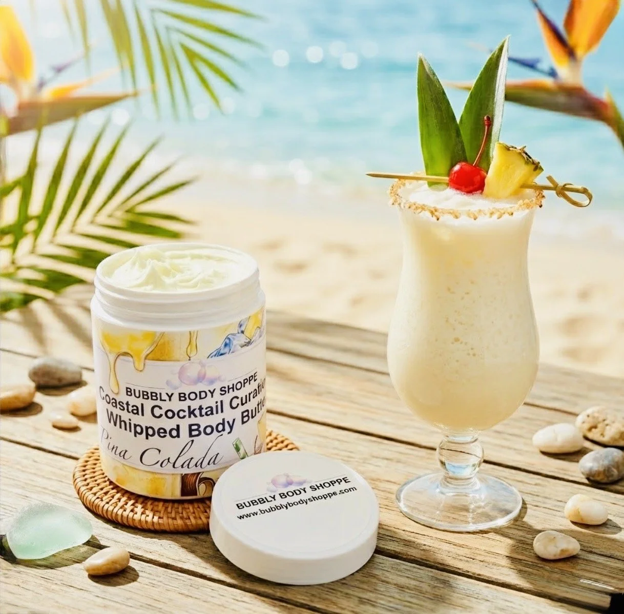 Coastal Cocktail Curations Whipped Body Butter—Pina Colada
