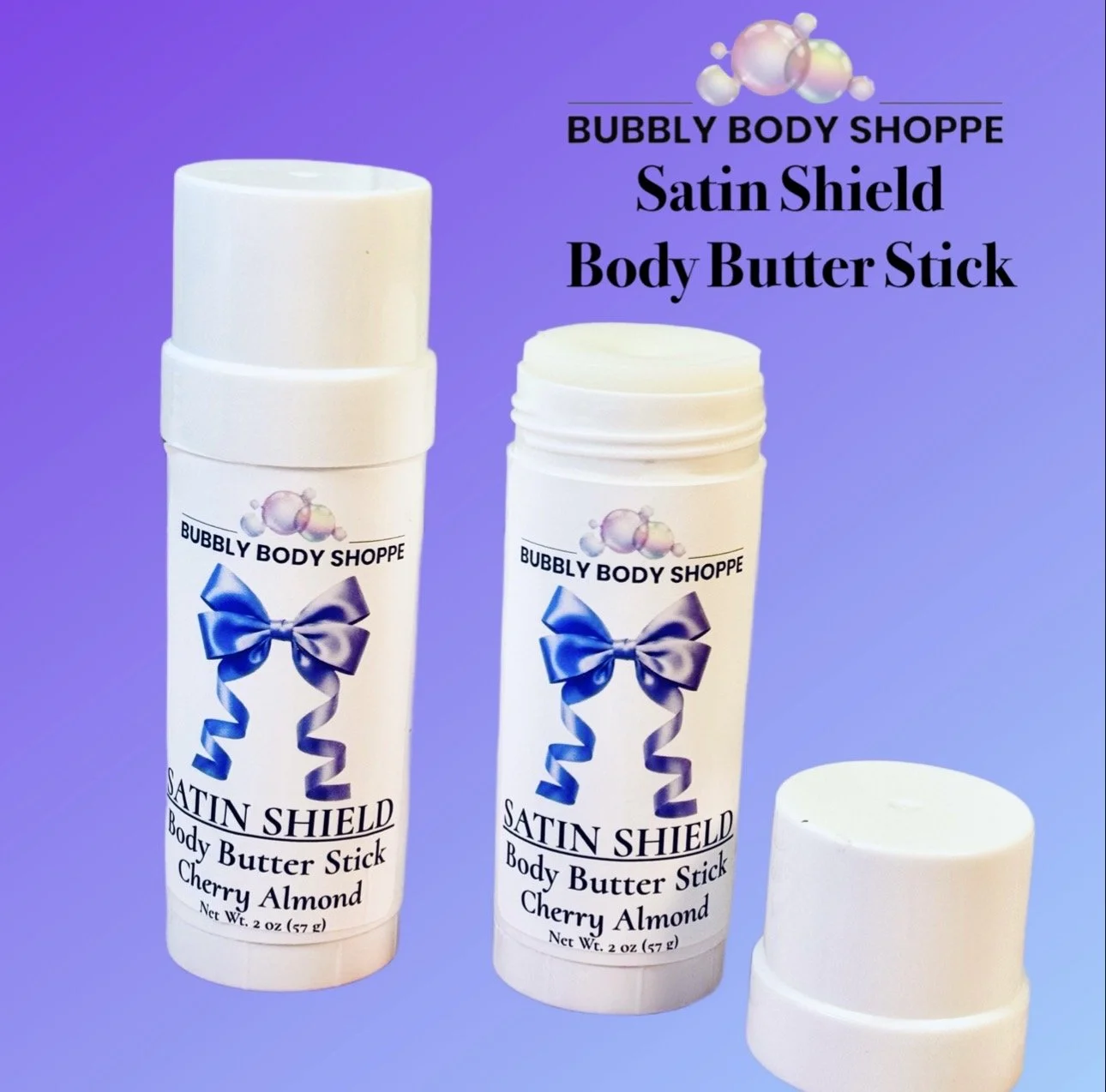 Satin Shield Body Butter Stick (Cherry Almond)