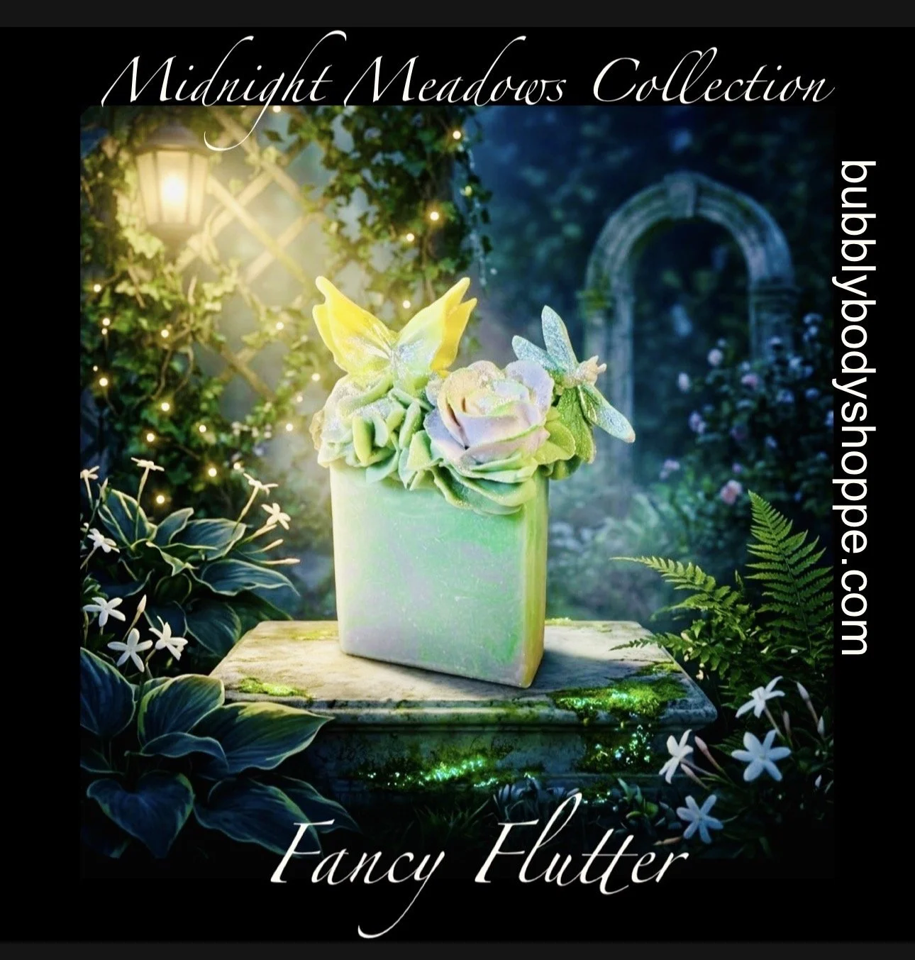 Midnight Meadows Collection-Fancy Flutter Artisan Soap