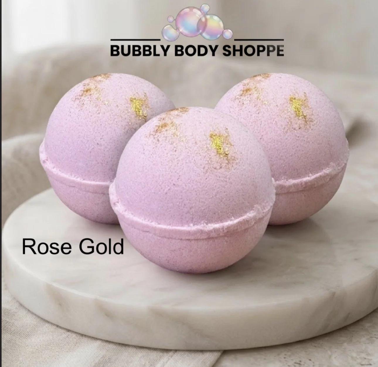 Rose Gold Bath Bomb