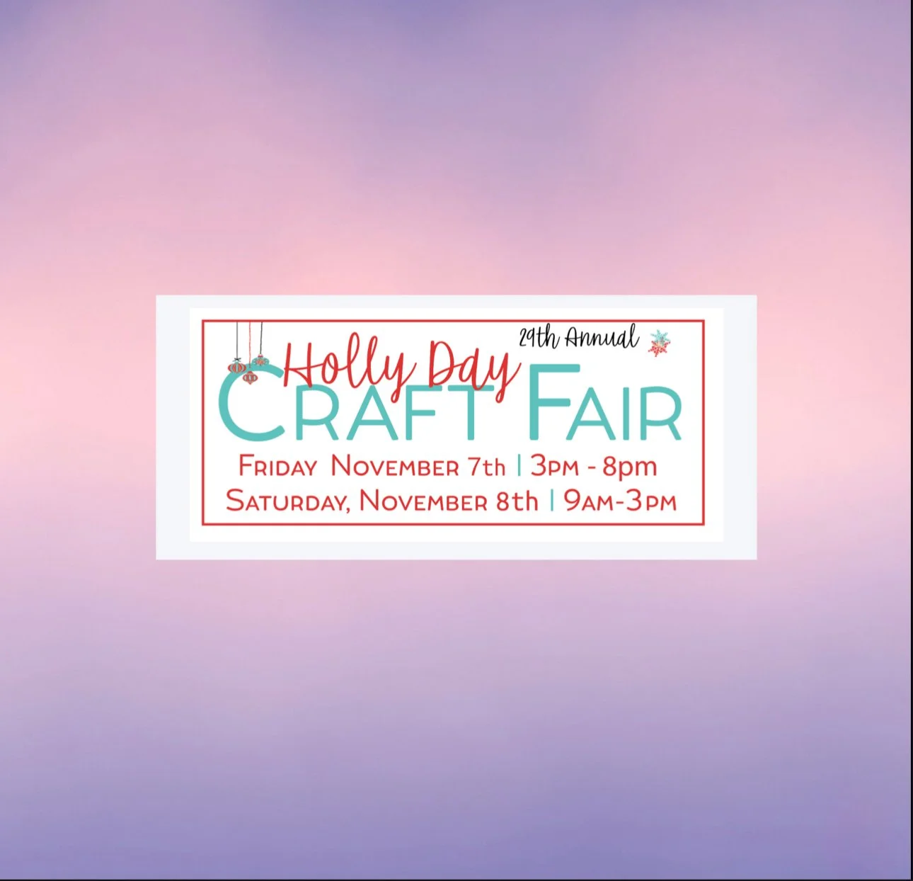 Holly Day Craft Show - Grace Church