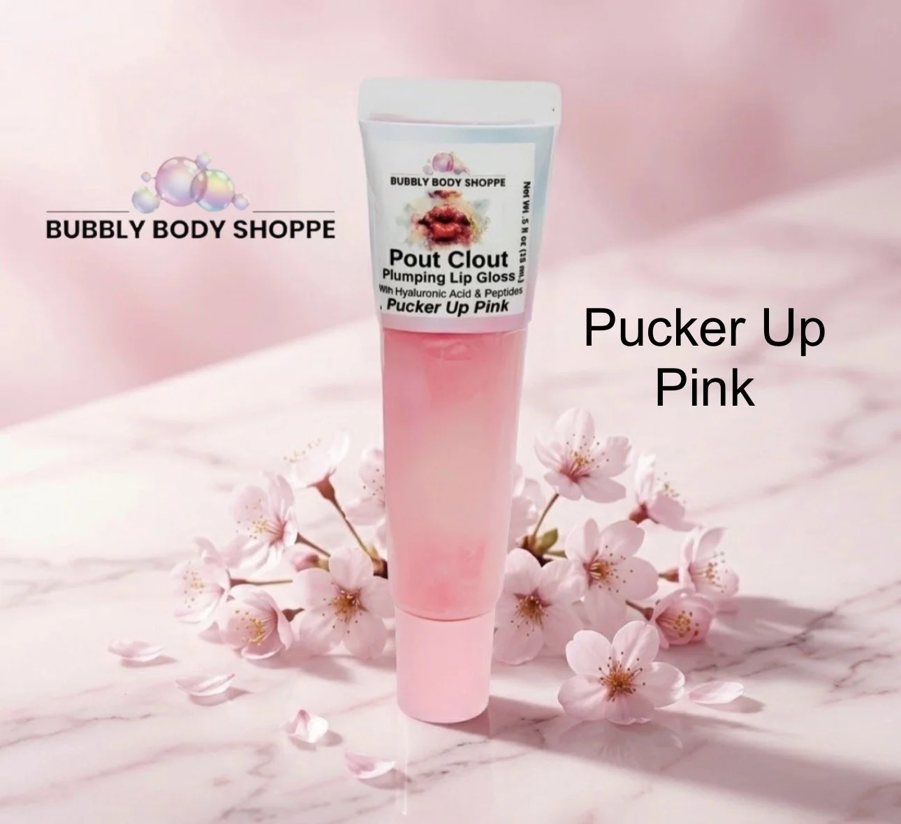 Pucker Up Pink Pout Clout Lip Gloss