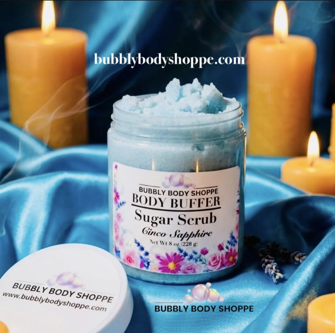 Body Buffer Sugar Scrub-Cinco Sapphire