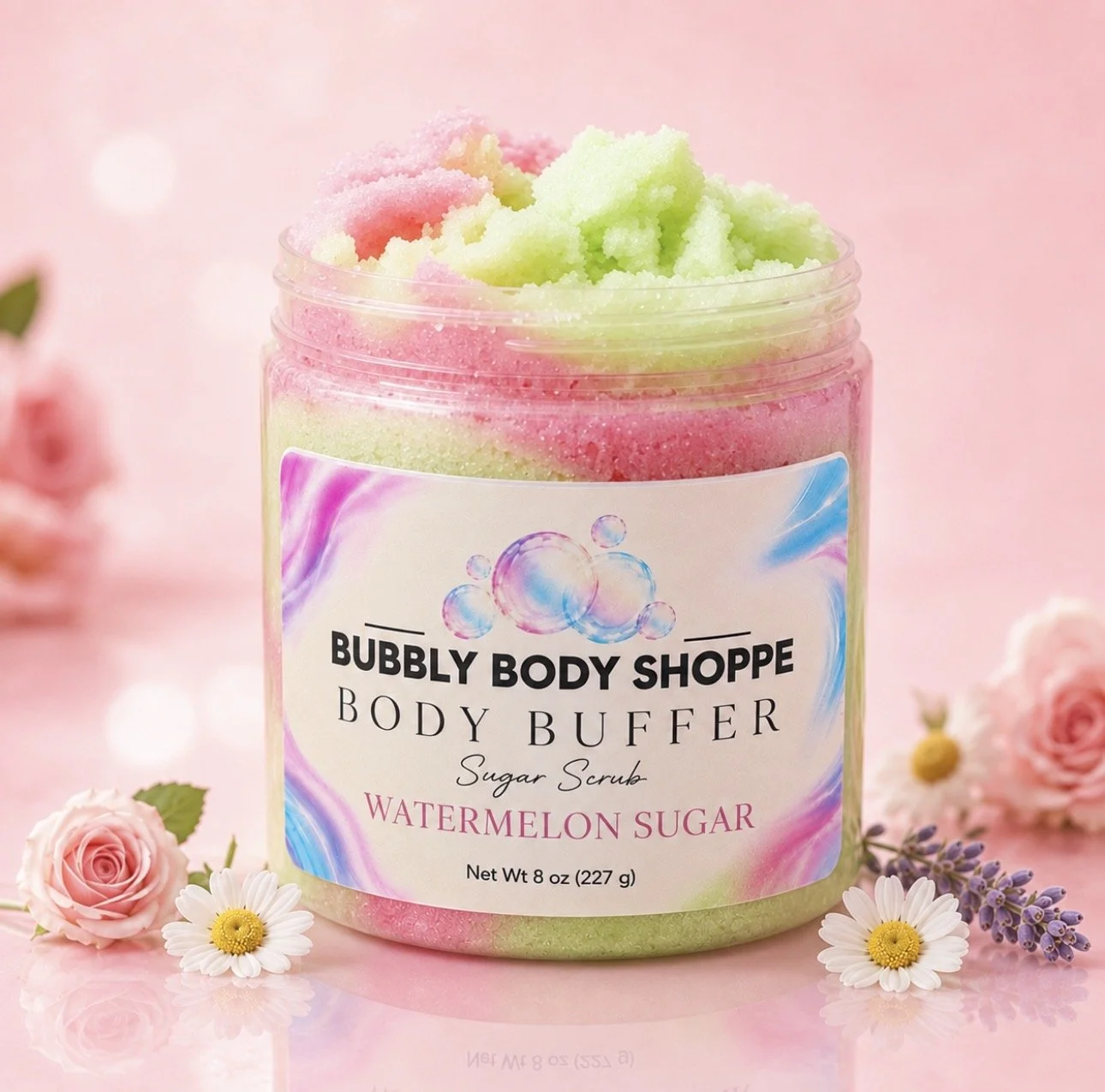 Body Buffer Sugar Scrub—Watermelon Sugar