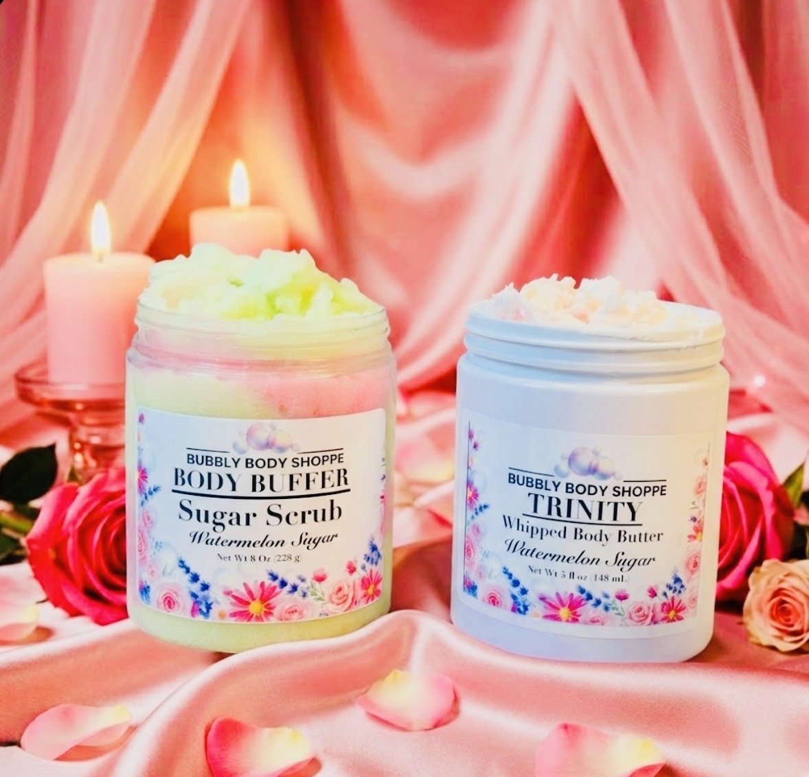 Power Couple Body Butter & Sugar Scrub Bundle (5 Scent Options)