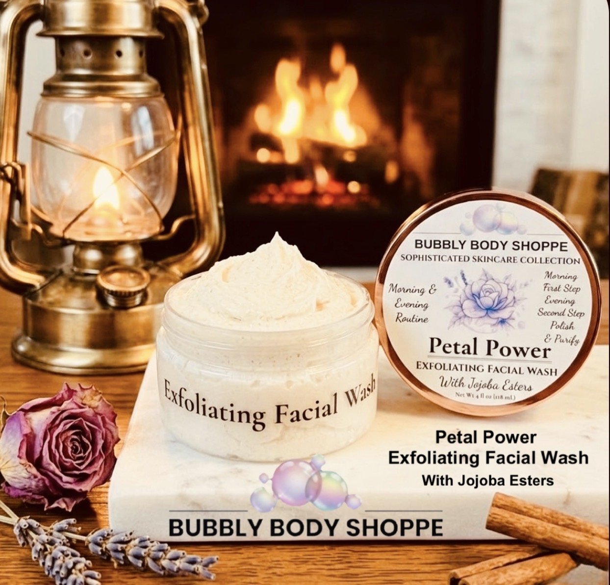 Petal Power Exfoliating Facial Wash