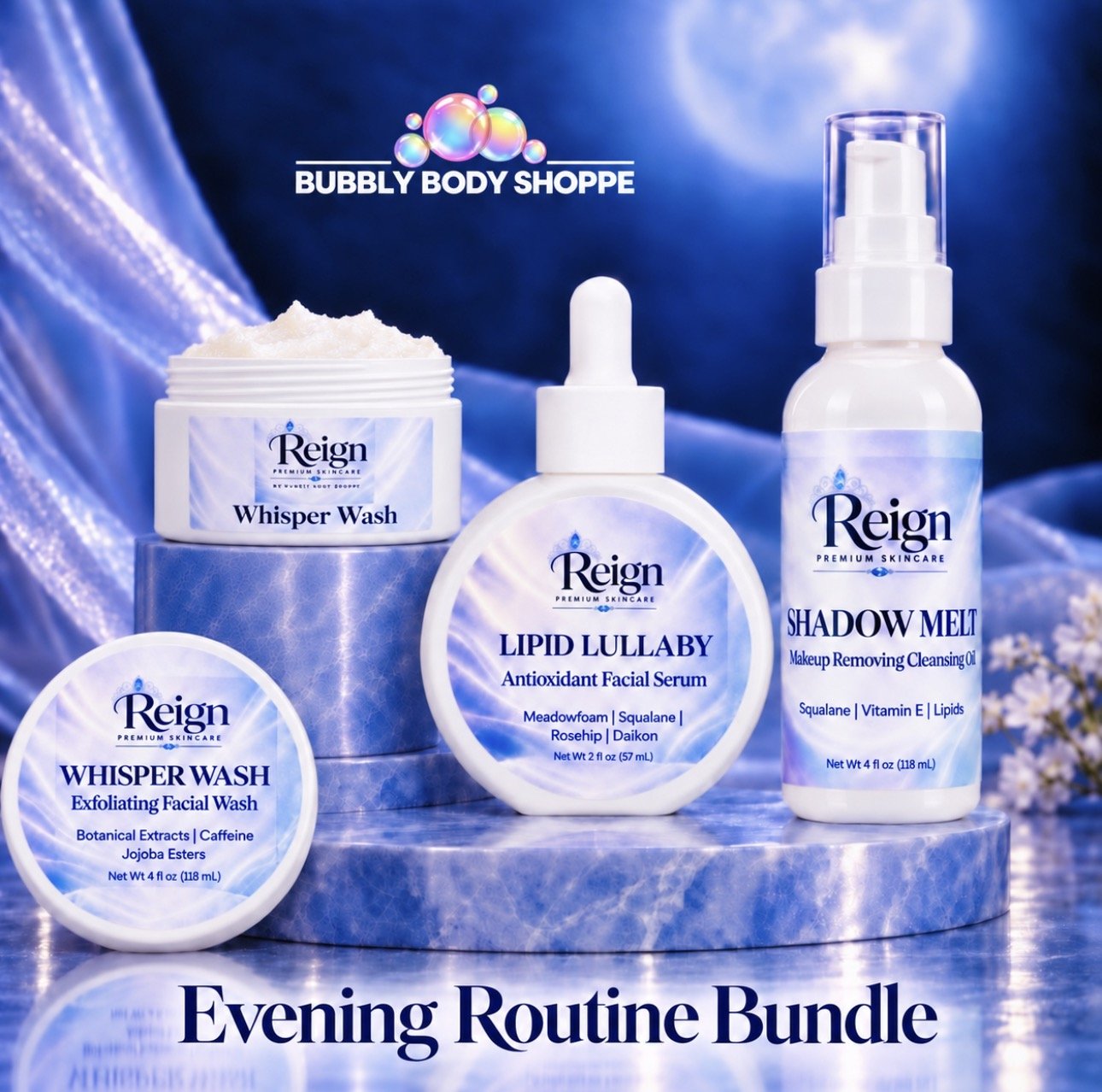Reign Evening Routine Skincare Bundle