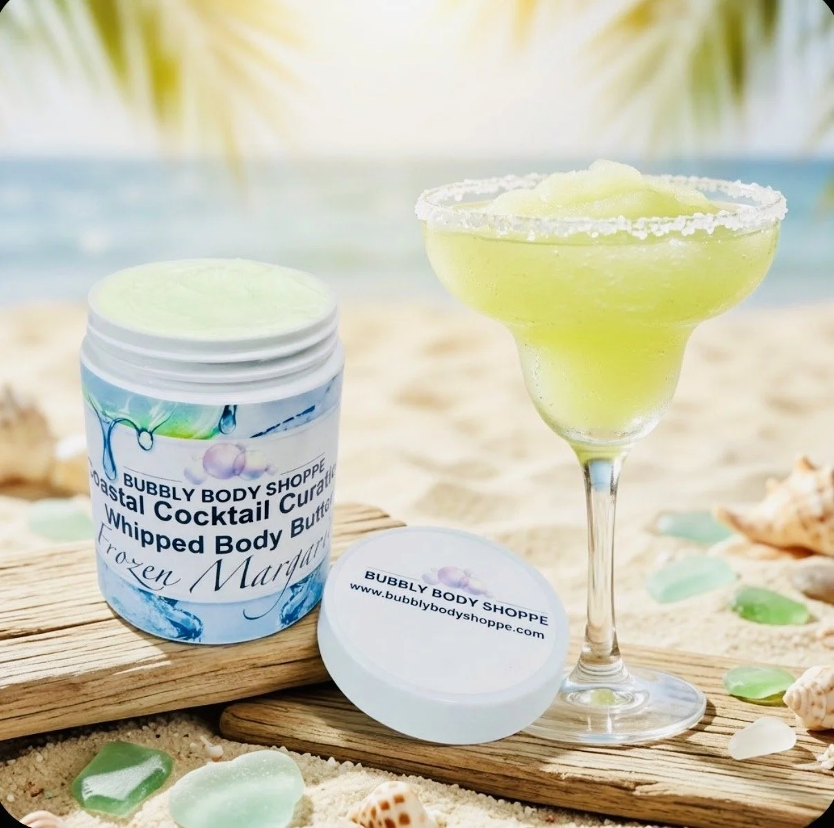 Coastal Cocktail Curations Whipped Body Butter-Frozen Margarita
