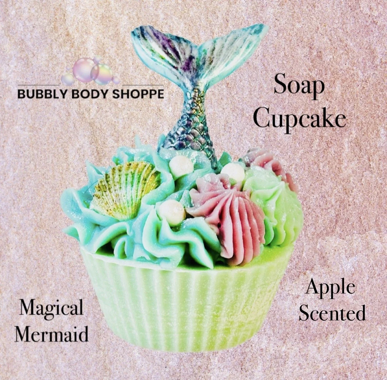 Magical Mermaid Soap Cupcake
