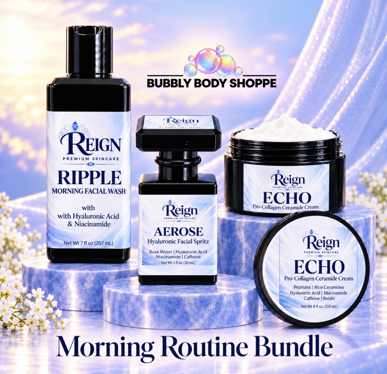 Reign Morning Skincare Routine Bundle