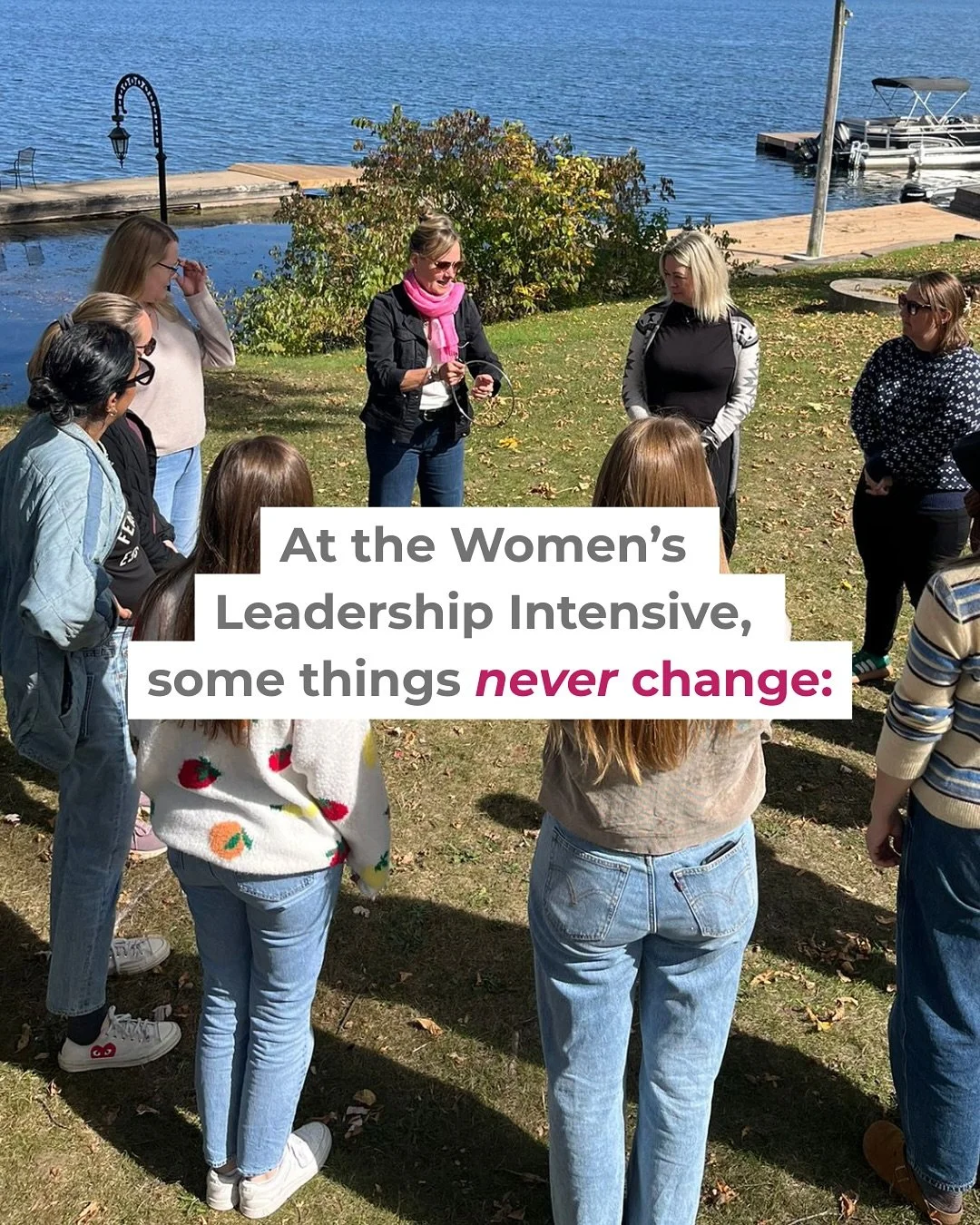 At the Women’s Leadership Intensive, some things never change:
✨Leadership that’s human and courageous
✨Community that lifts each other higher
✨Support that continues long after the program ends
Soon, we’ll share how we’re e