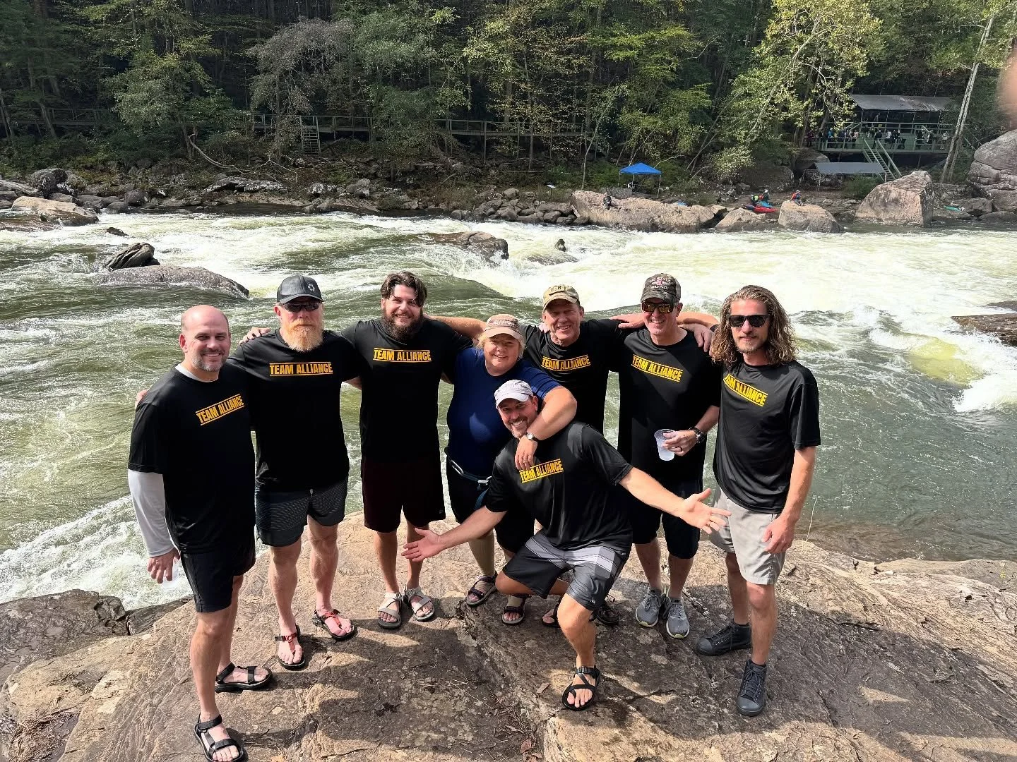 Are you having fun this Gauley season? We sure are! 

What&rsquo;s been your group&rsquo;s favorite part about rafting the Gauley River this fall? 🌊

#gauleyriver #alpineadventureswv #whitewaterrafting