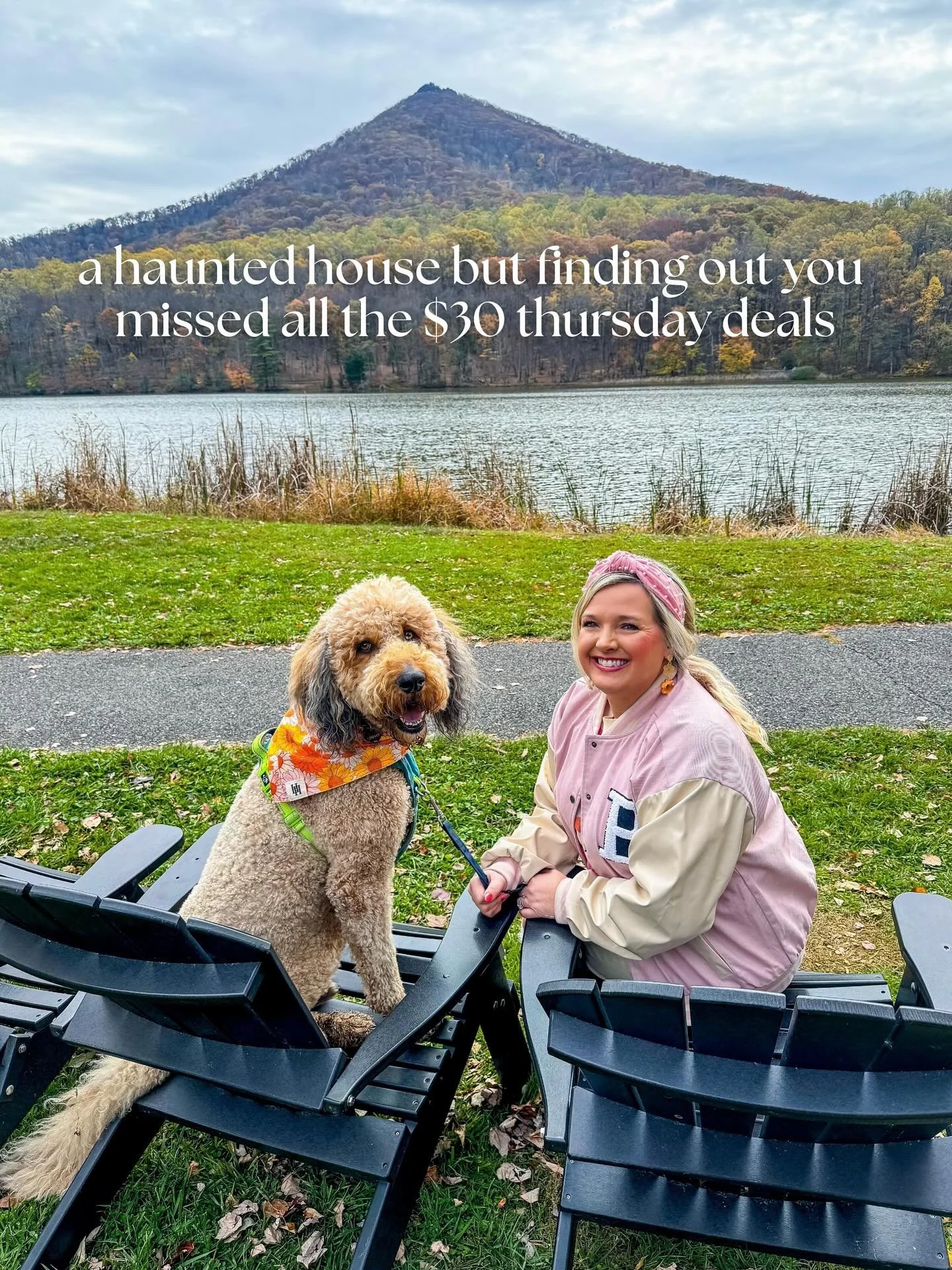 It doesn&rsquo;t seem scary until you get that ‼️ SOLD OUT ‼️ message! 👻 Today&rsquo;s Thirty Dollar Thursday is our biggest yet and the adorable bomber jacket J Bohn is wearing here is included! 😍 B is for&hellip; brat (says Keith!) 🤪