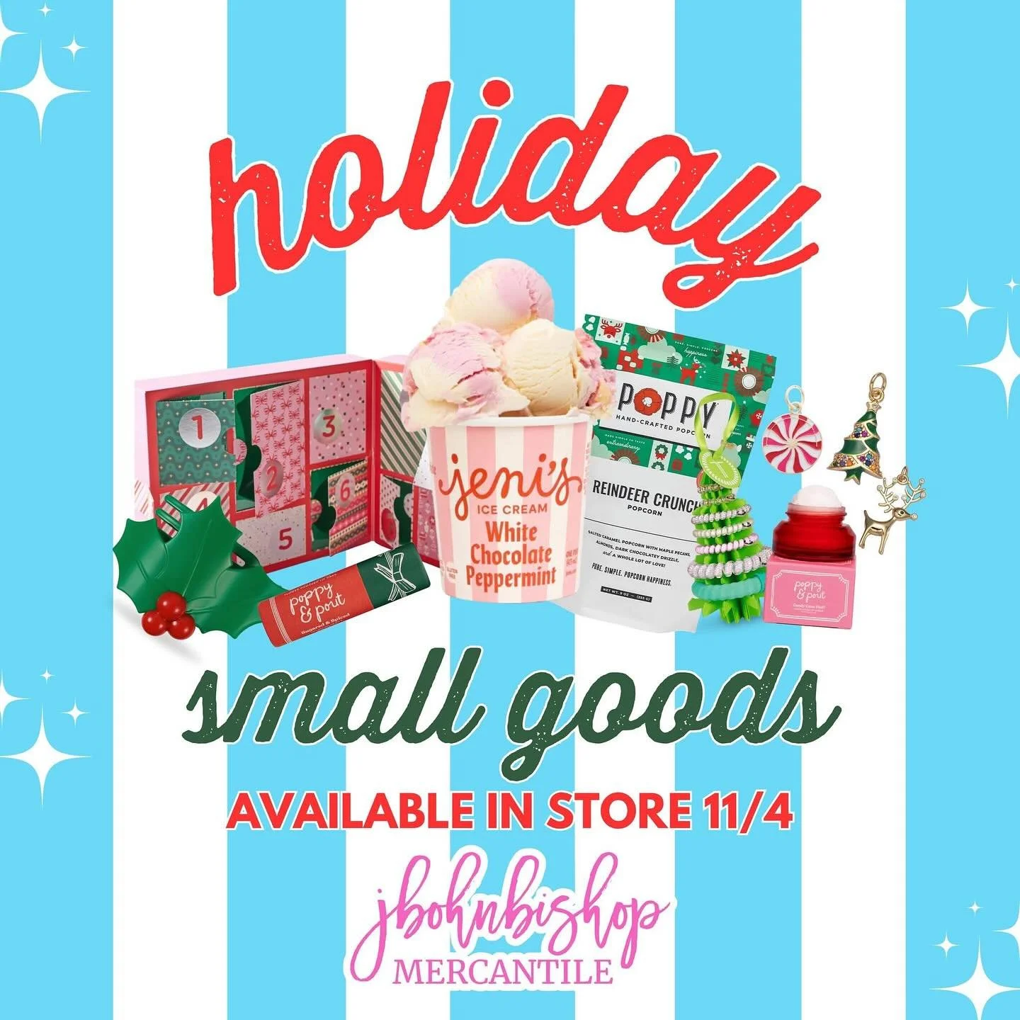 It&rsquo;s tiiiiiiiiiimmmmeee! 🎄

Well, Tuesday it will be time! 😆

We&rsquo;ve had a hard time keeping this one under our hat but we are officially launching holiday small goods this Tuesday, November 4! 🙌

There&rsquo;s so much more that&rsquo;s