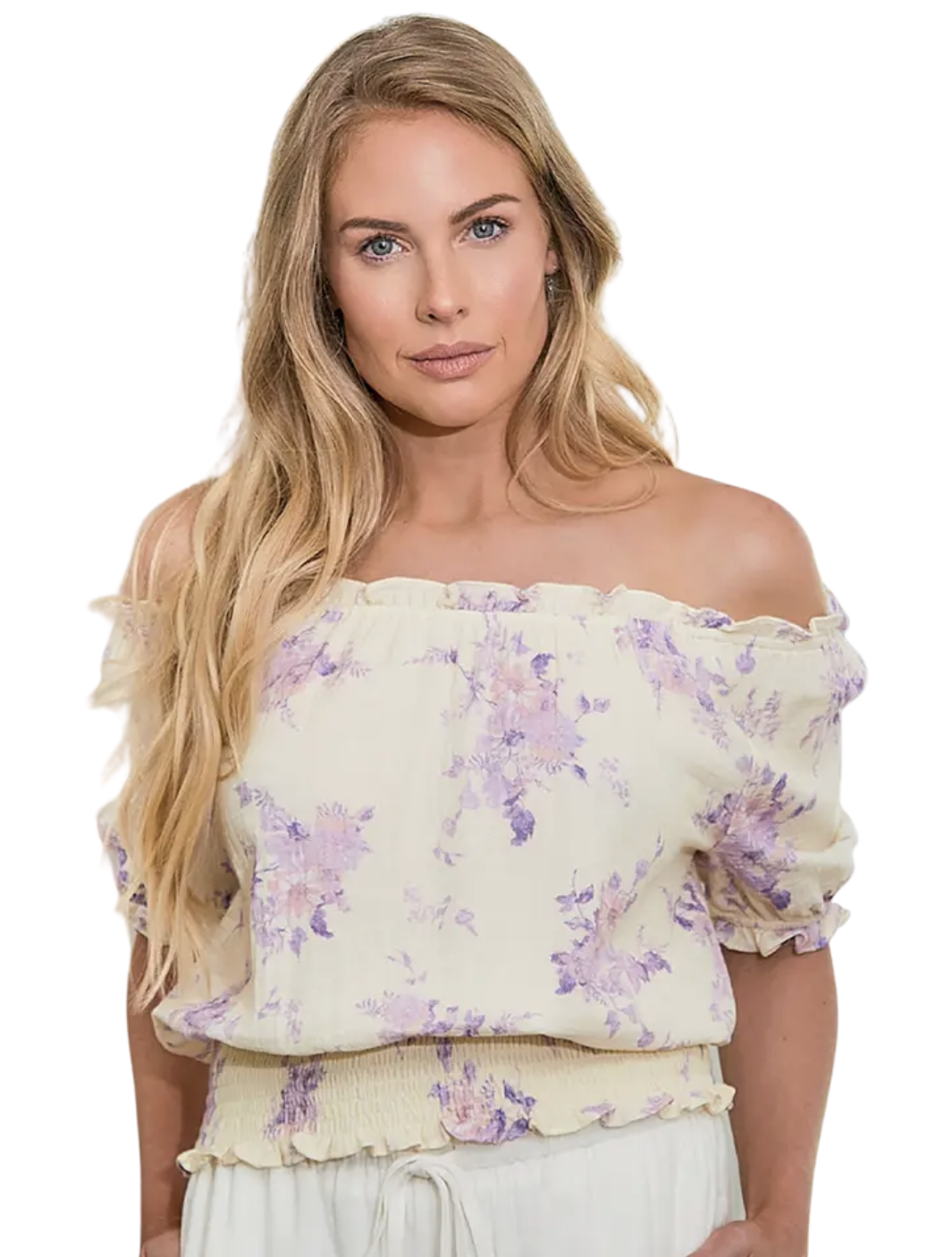 Lilac Daydream Ruffle Blouse