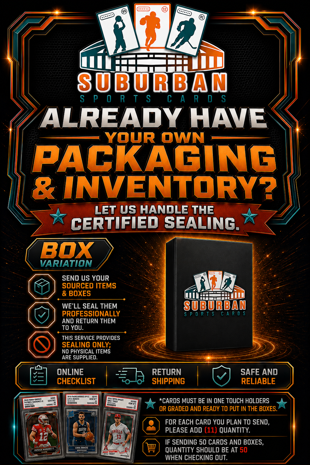 Certified Sealed Box Service ONLY