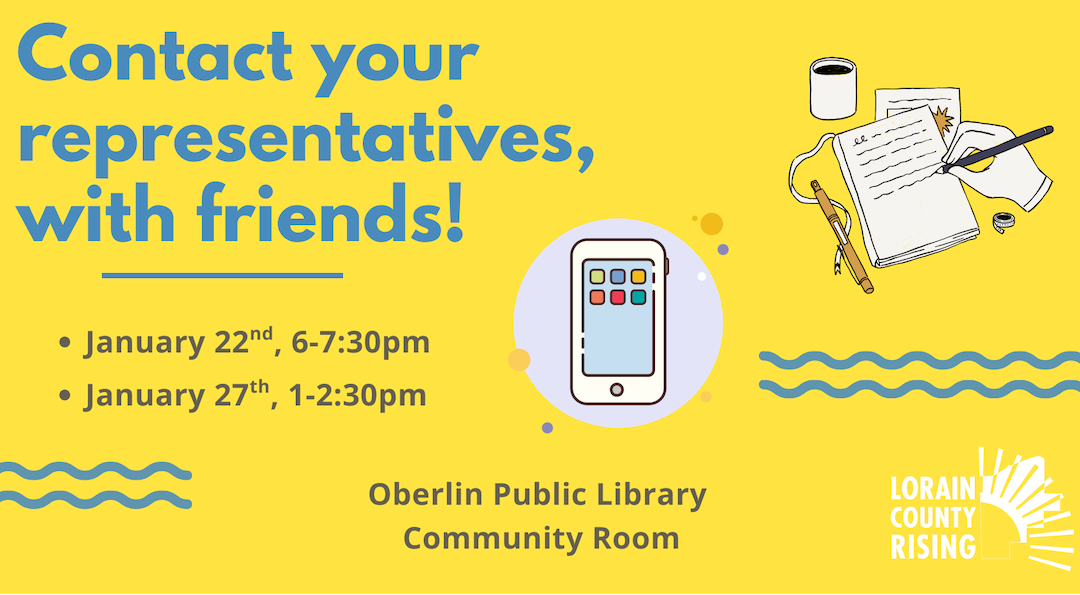 Contact Your Representatives! 