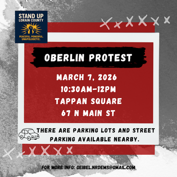 Stand Up Lorain County Protest
