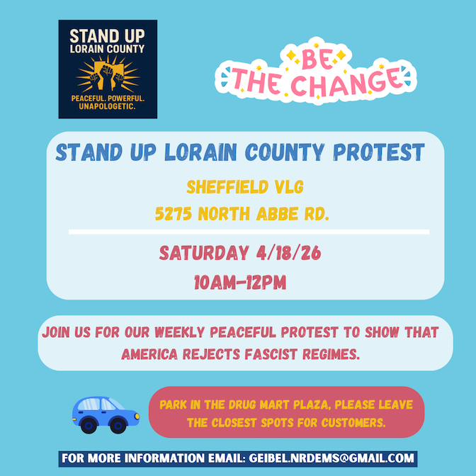 Stand Up Lorain County Protest 