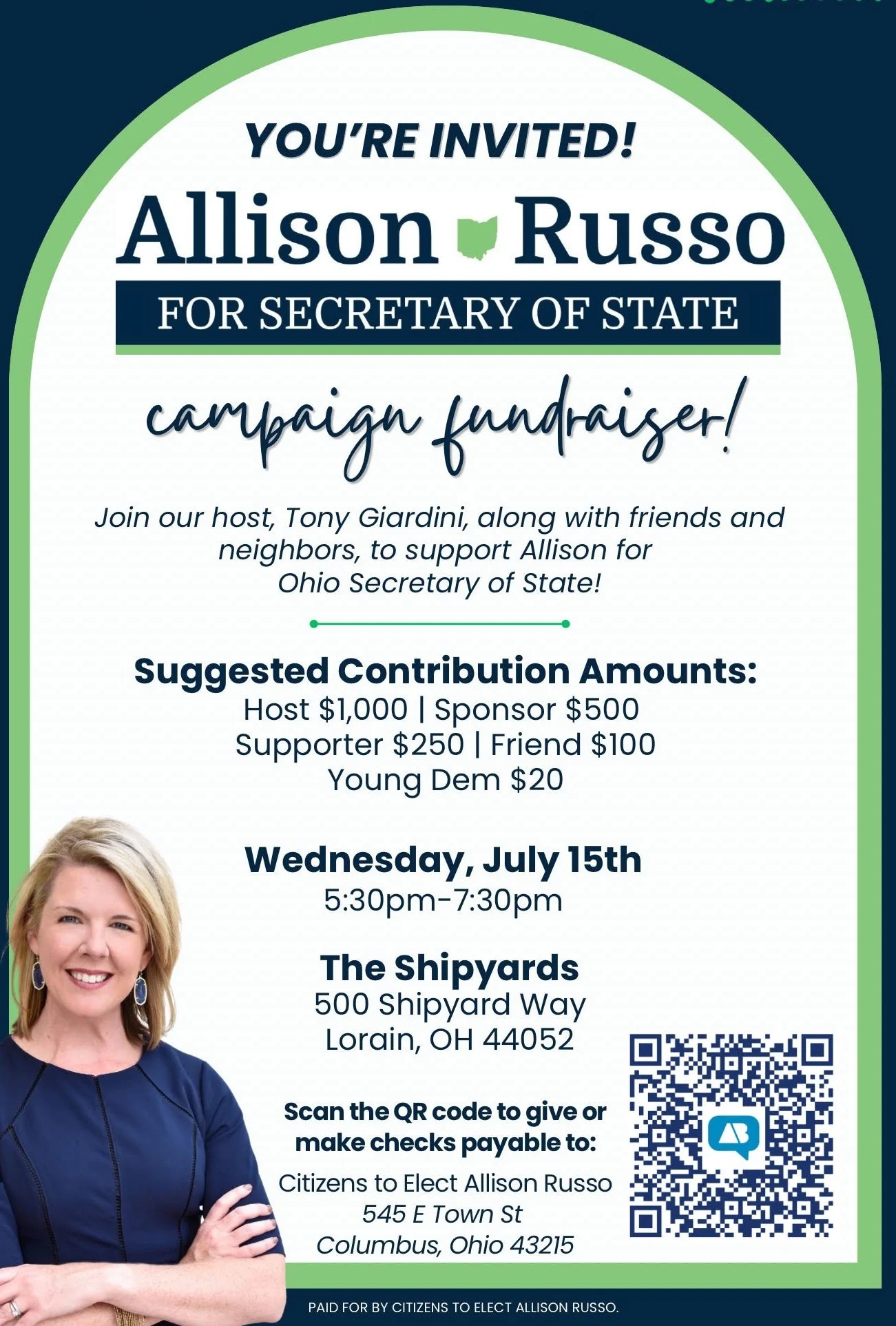 Allison Russo Fund Raiser