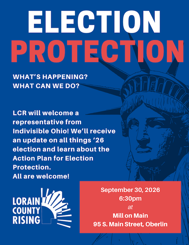 Lorain County Rising - Election Protection Update
