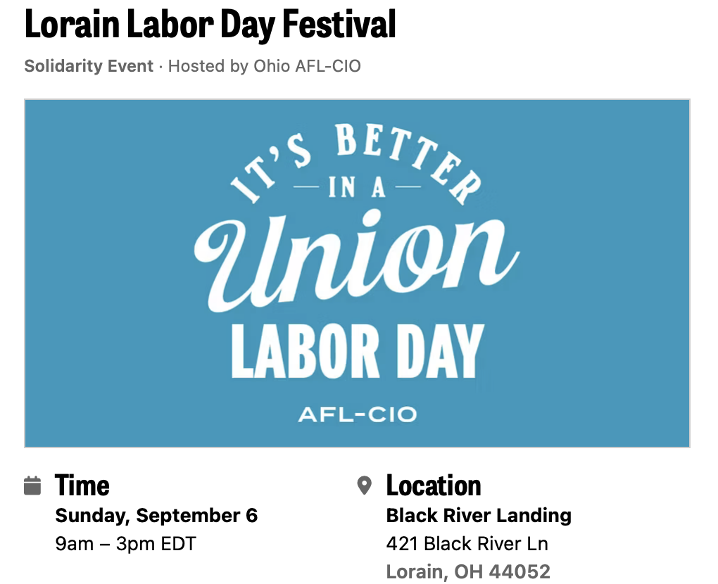 AFL-CIO Labor Day Festival