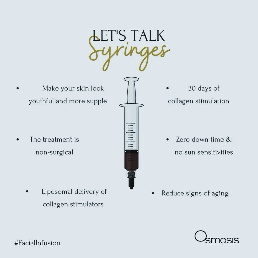 THE HOLISTIC SYRINGE 👏🏻

&gt;&gt; Now this is my kind of syringe, if you want to achieve youthful looking, supple, refreshed skin- you can without injections. 💉✨

🧡 Facial Infusion is a revolutionary treatment designed to rejuvenate and transform