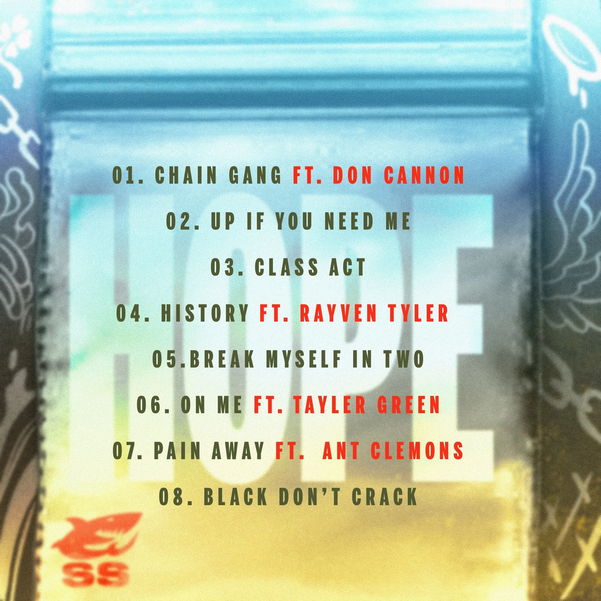 HOPE DEALER EP TRACKLIST