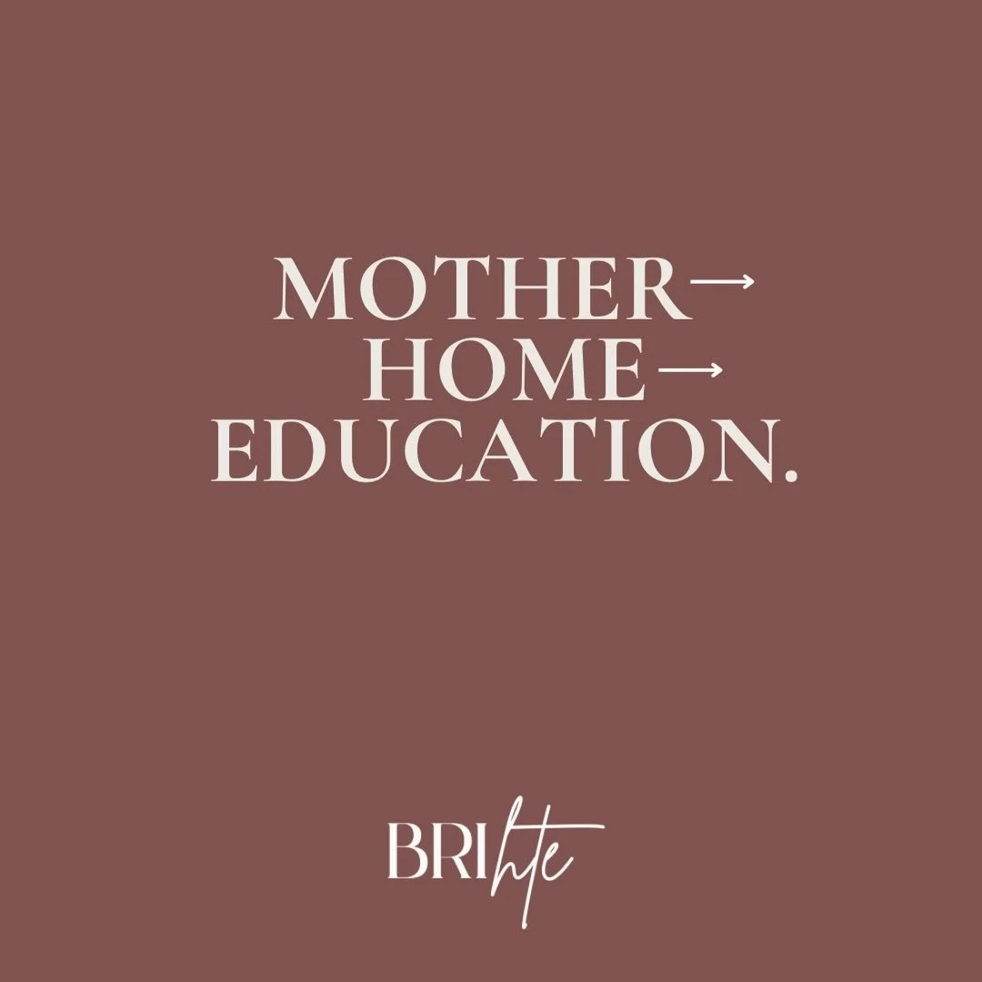 You don&rsquo;t fix education by obsessing over curriculum.
You fix it by restoring the order.

Mother &rarr; Home &rarr; Education. Not the other way around.

When a mother is regulated, clear, and grounded, the home stabilizes. When the home feels 