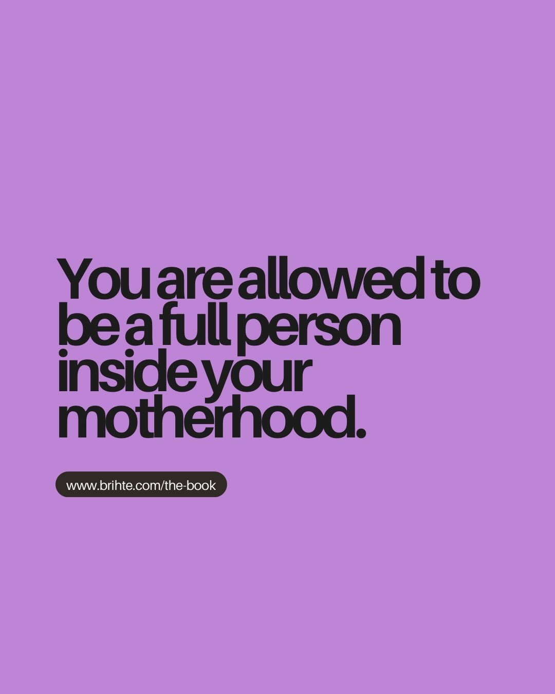 There is a version of motherhood that asks you to slowly become invisible, to shrink, to save yourself for later, as though you are something to be rationed, as though your fullness is a threat to the people you love most. It isn&rsquo;t.

The most r