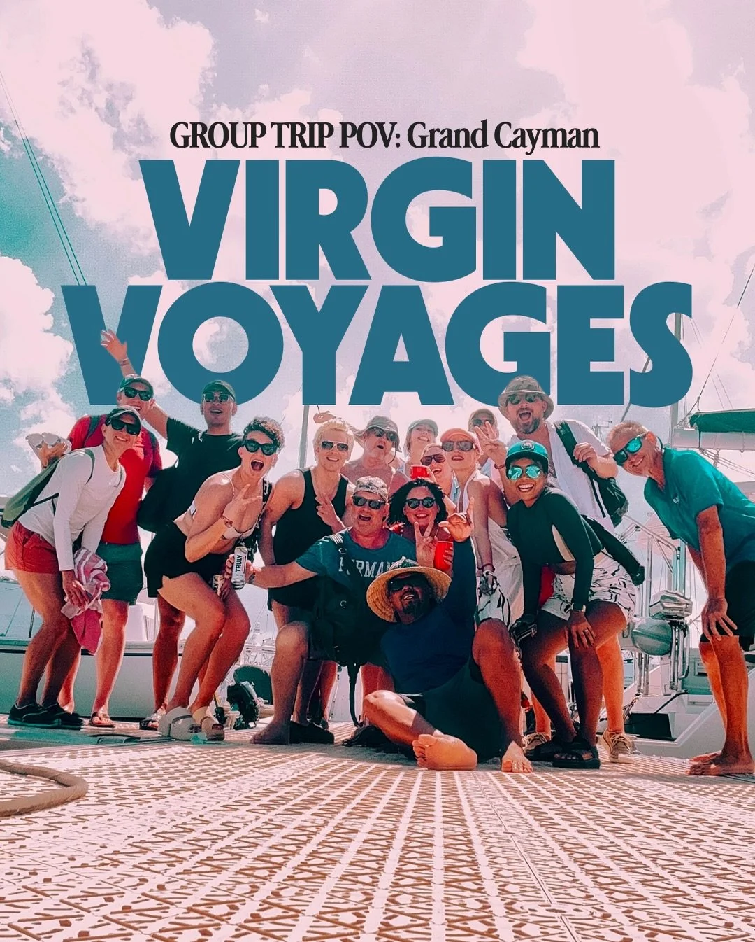I&rsquo;m a big fan of @virginvoyages Shore Things (excursions) but when traveling with a large group, sometimes private excursions can be better! During our visit to Grand Cayman, we booked an epic private catamaran experience with @blueskysailingca