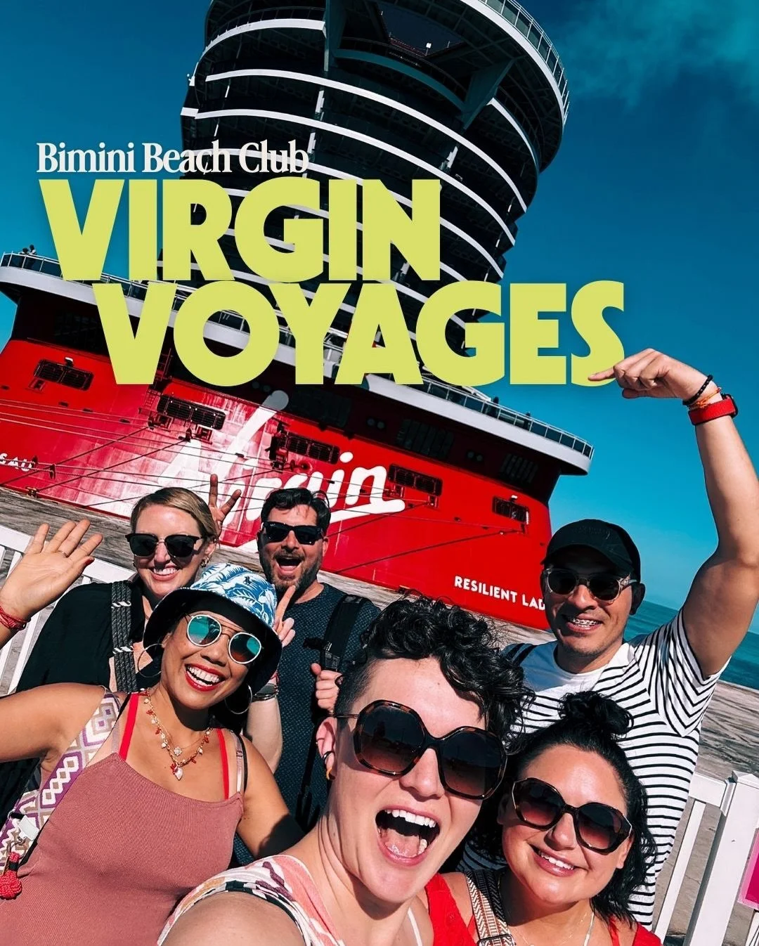 ☀️🏖️ Paradise found. 📍 Bimini Beach Club | Virgin Voyages

White sugar sand between your toes. Crystal clear turquoise water as far as the eye can see. And a pool party with your besties that doesn&rsquo;t stop until the sun goes down. 🌅🥳🍹

This