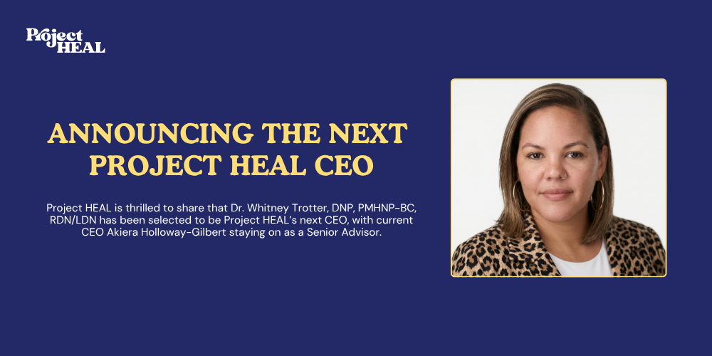 Project HEAL Announces Dr. Whitney Trotter as Incoming CEO