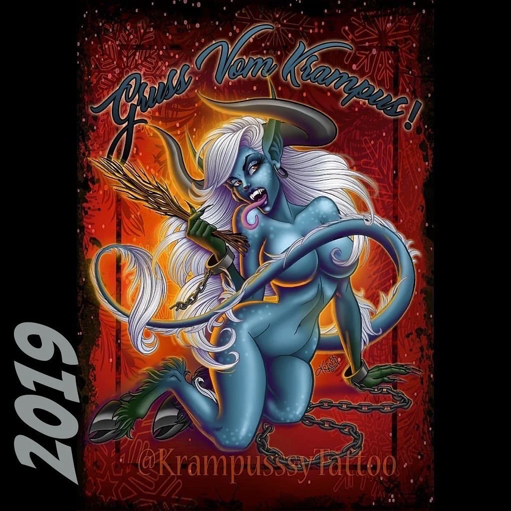 2019 Krampus Postcard — 5×7 Mini Print