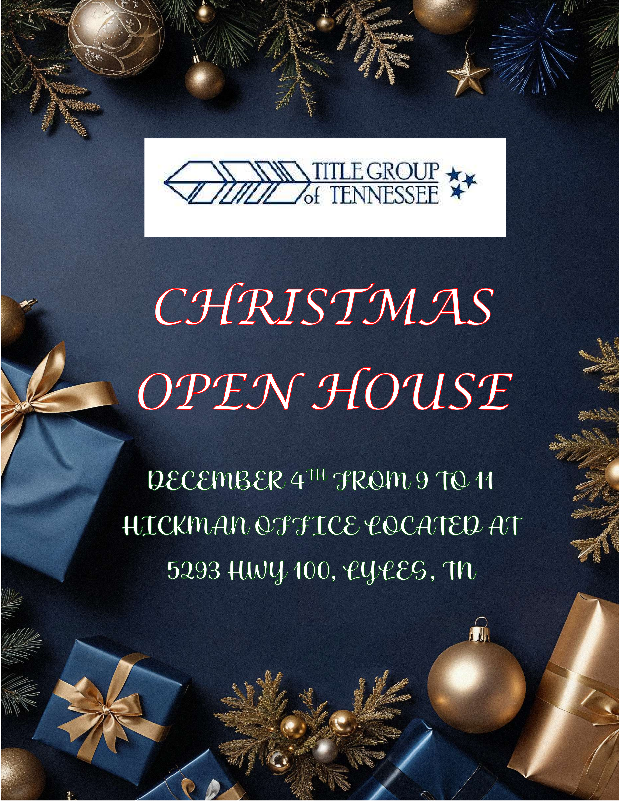 Title Group of Tennessee Christmas Open House!