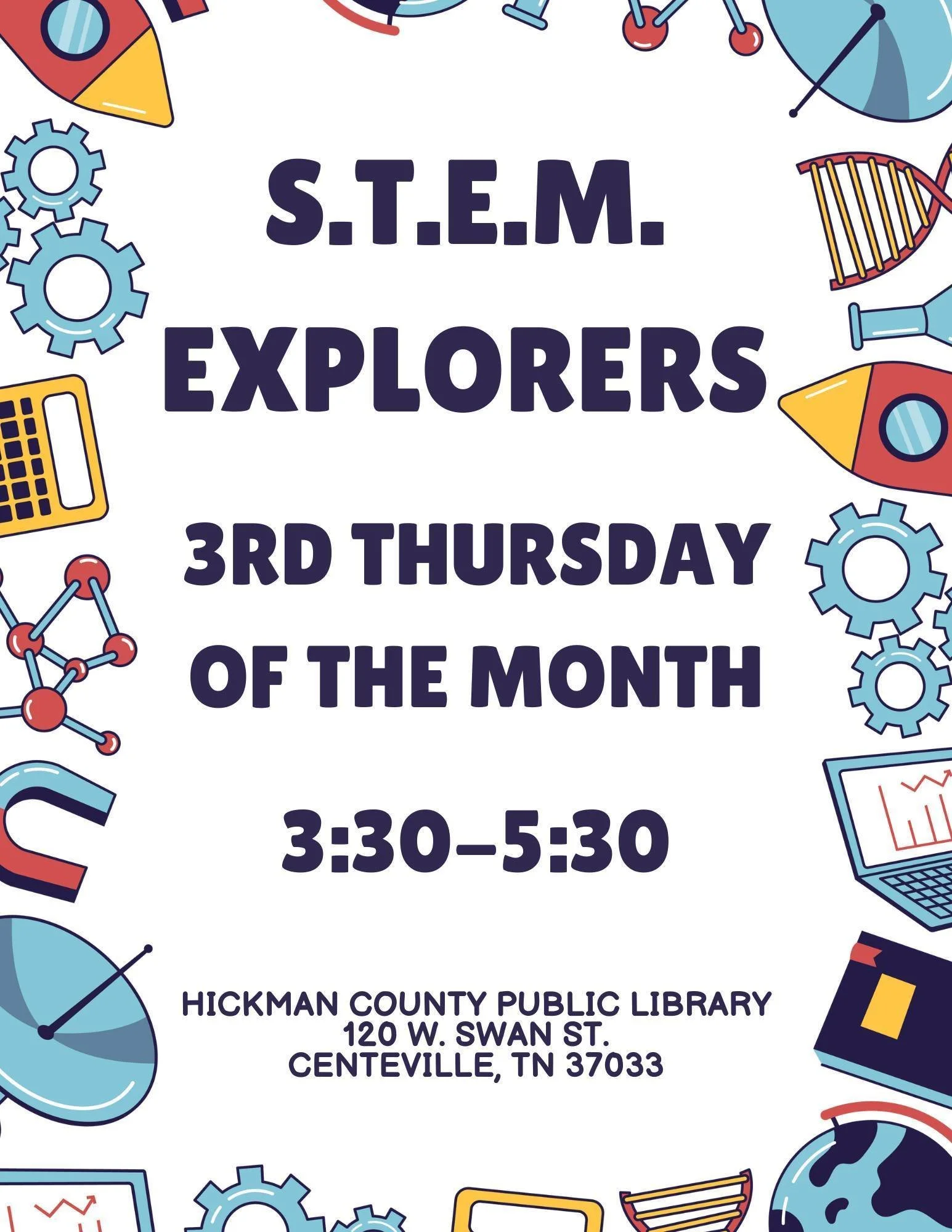 S.T.E.M. Explorers at Hickman County Public Library
